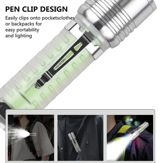 Multi-Use Zoom Flashlight with Built-in Currency Detector